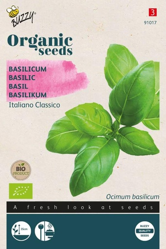 [Buzzy-91017] Basilic Italiano Classico - BIO